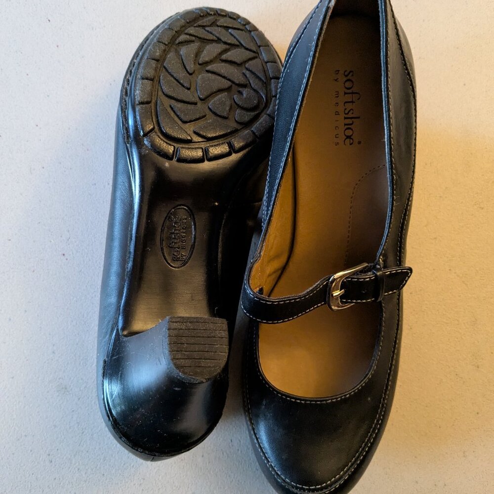 Softshoe by Medicus (Brenda) Mary Jane heel dark brown 8M - Picture 3 of 3